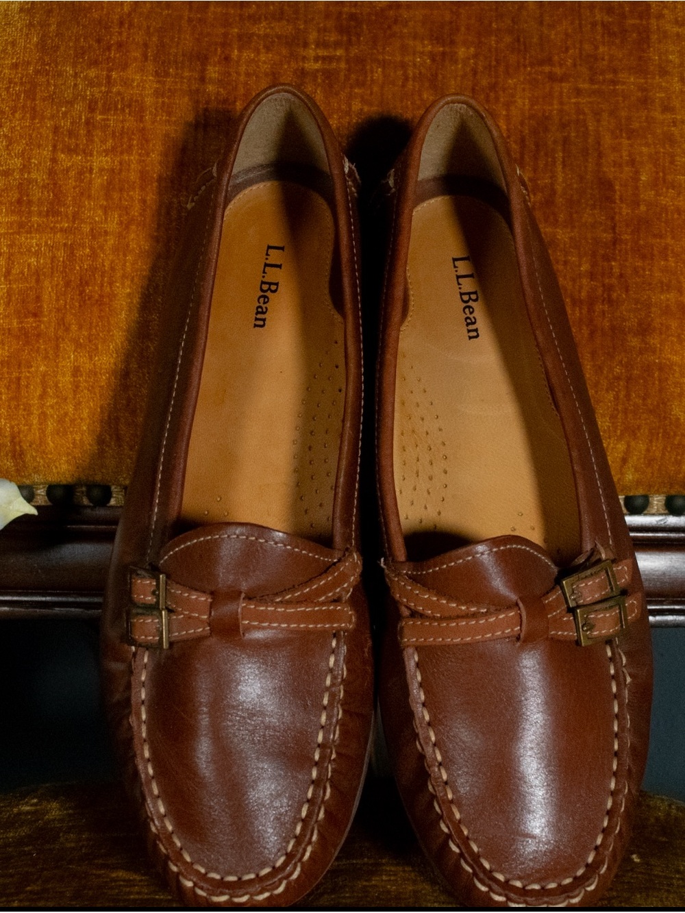SIZE 11 L.L. Bean Women’s Brown Leather Loafers